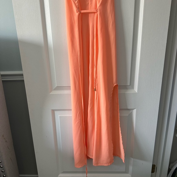 Beautiful Xenia Boutique Coral Salmon Dress - Size XS - Picture 7 of 10